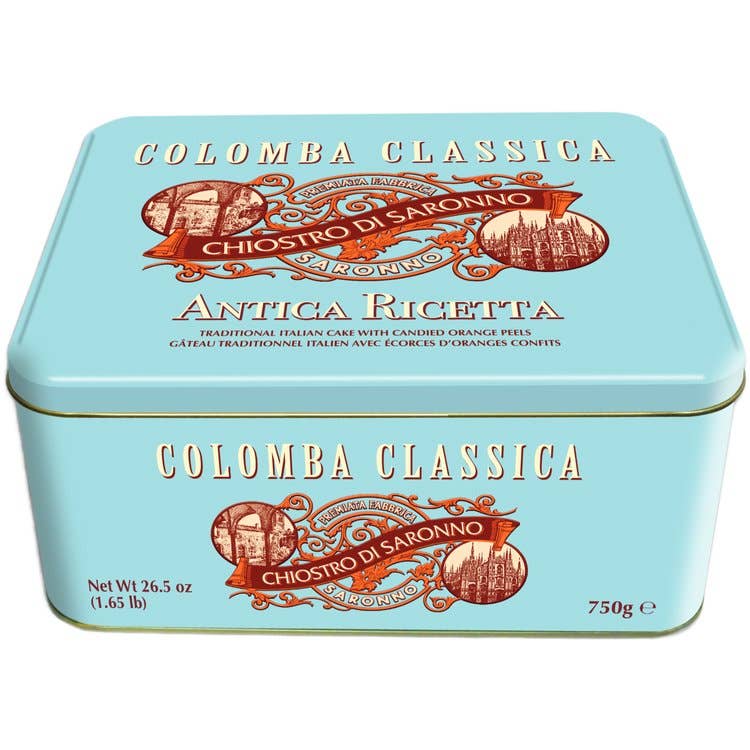 Colomba in Classic Elegance Tin by Chiostro di Saronno