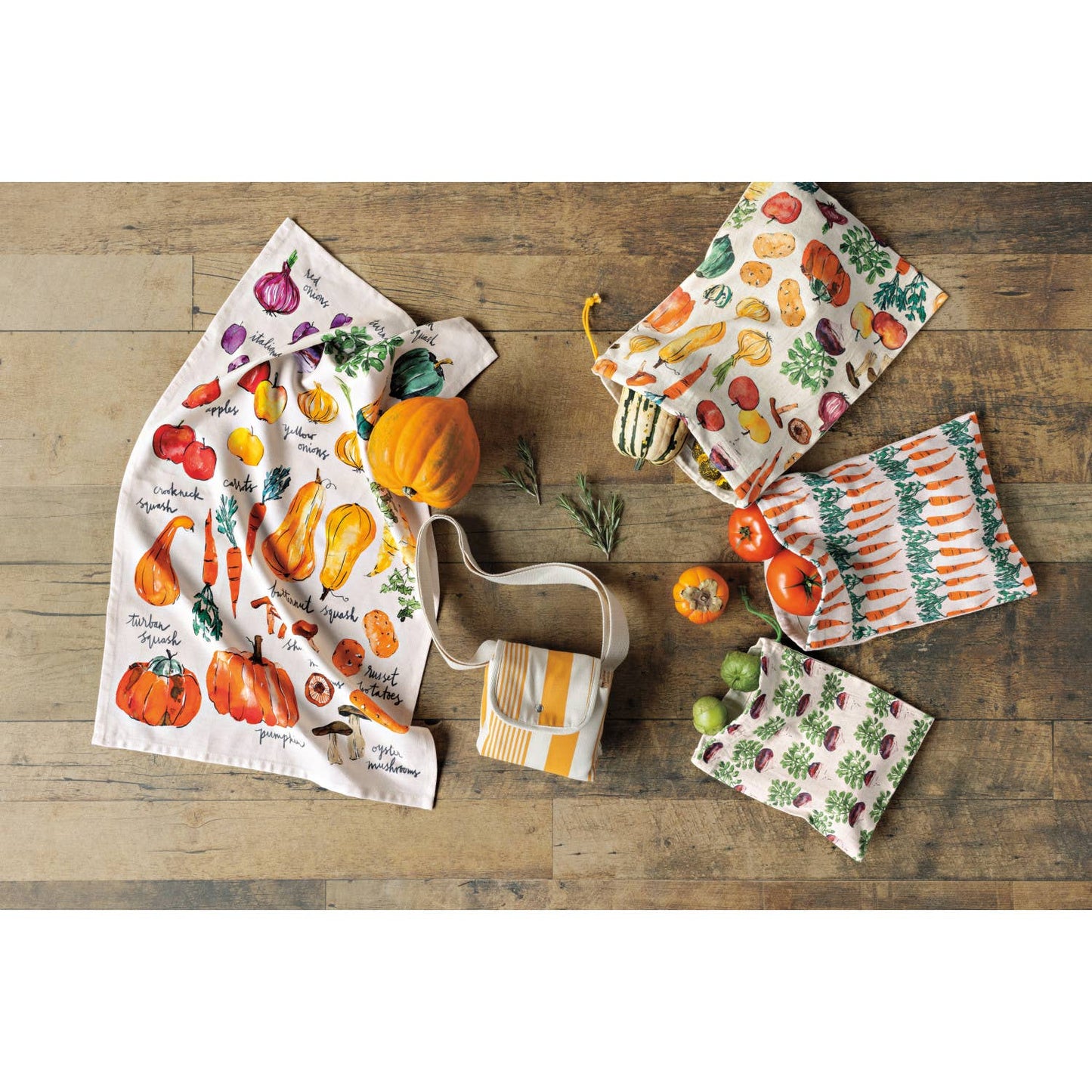 Dishtowel, Veggie Stand Dishtowel