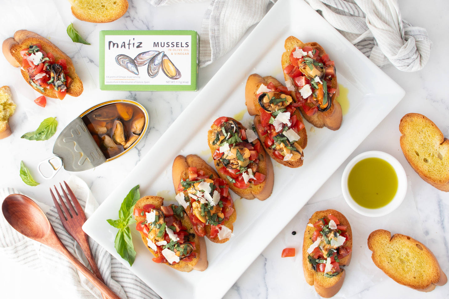 Matiz Mussels in Extra Virgin Olive Oil - 4oz