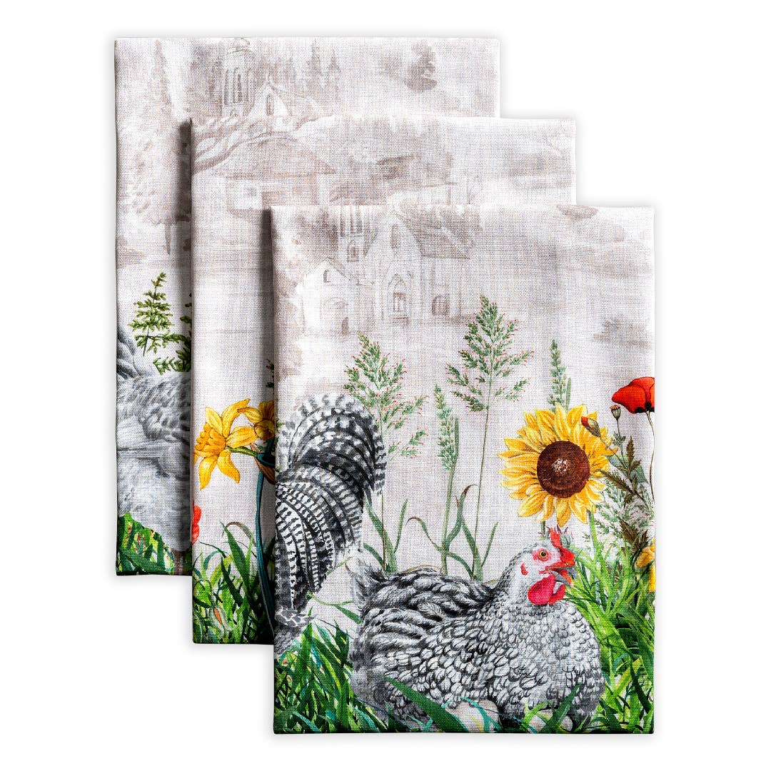 Chicken Dishtowel