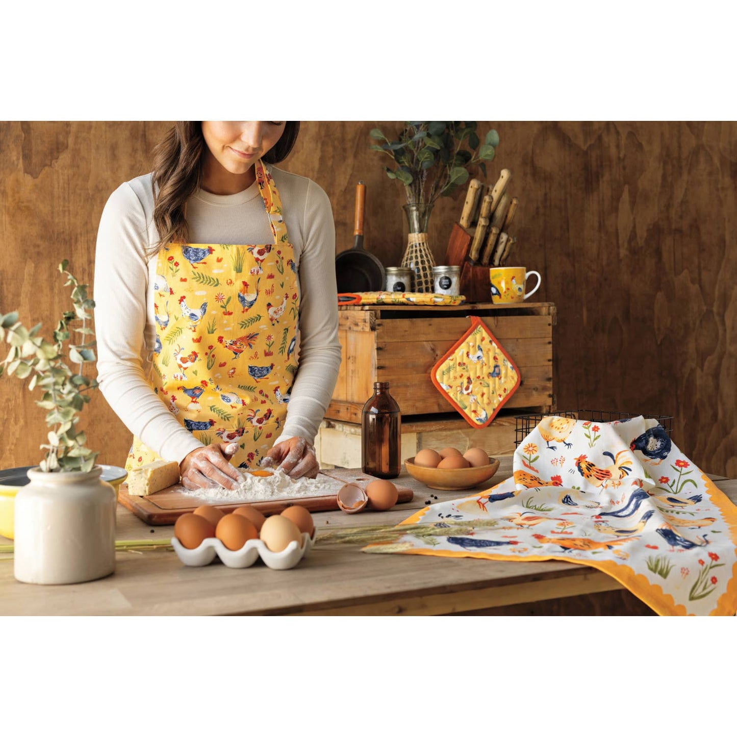 Dishtowel, Free Range Dishtowels Set of 2