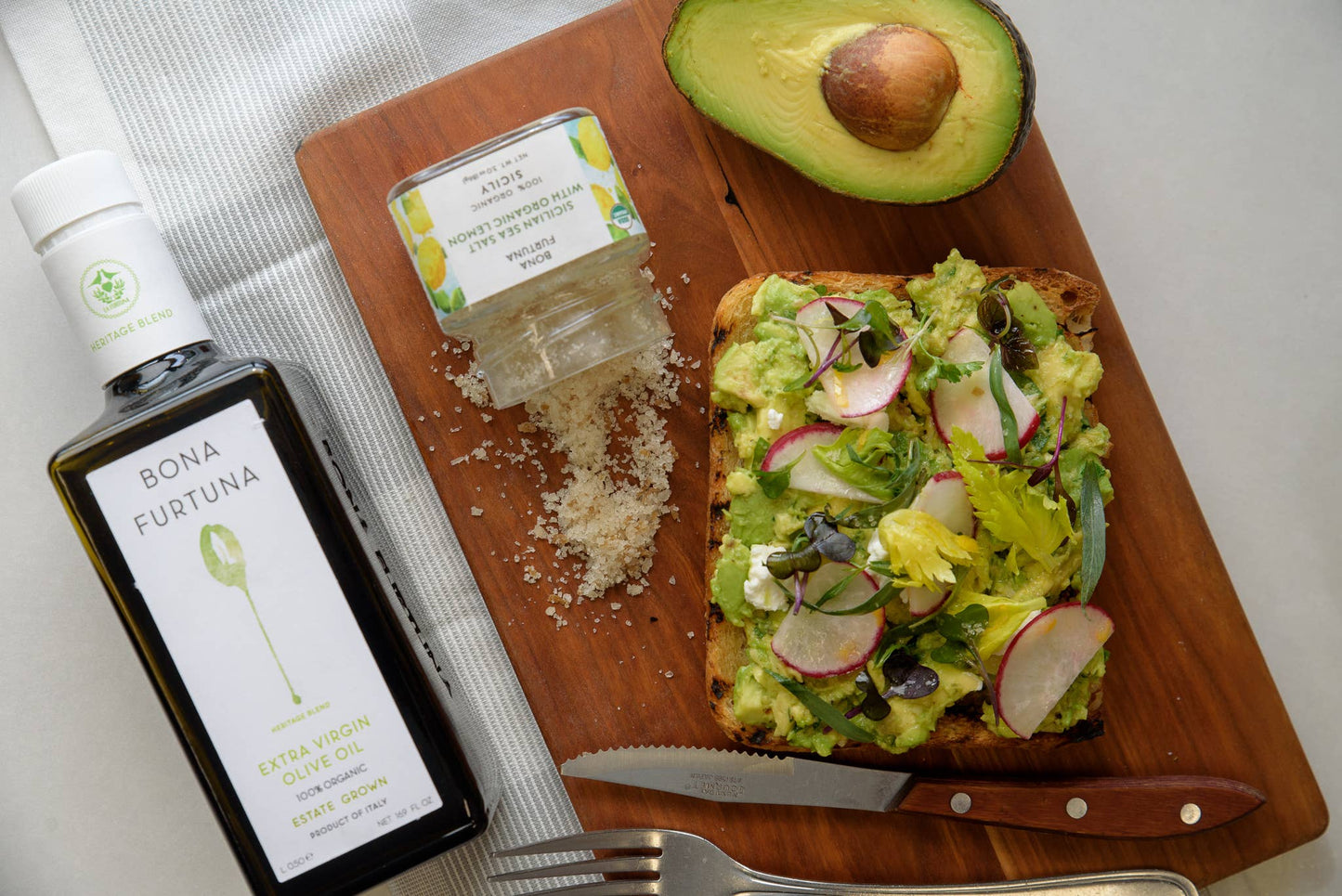 Olive Oil, Bona Furtuna Organic Heritage Blend Extra Virgin Olive Oil