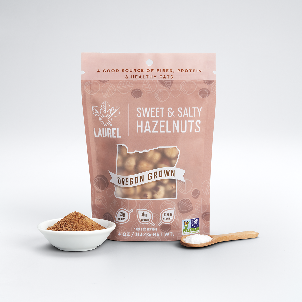 Hazelnut Kernels, Sweet & Salty, 4 oz
