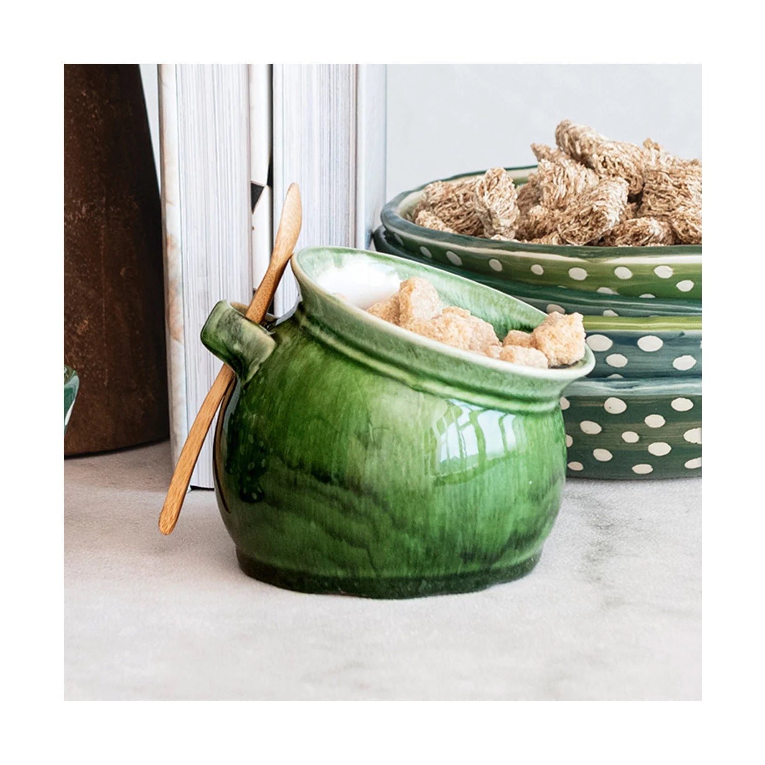 Stoneware Salt Cellar