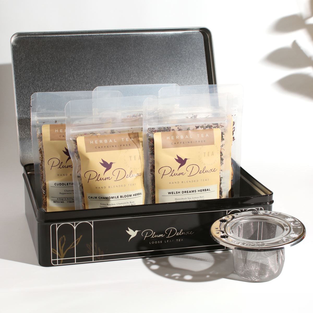 Themed Tea Gift Tins: Moonlit Garden Collection
