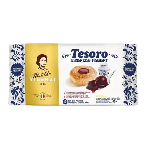 Tesoro Fabbri - Puff Pastry with Amarena Cherry Jam 90g