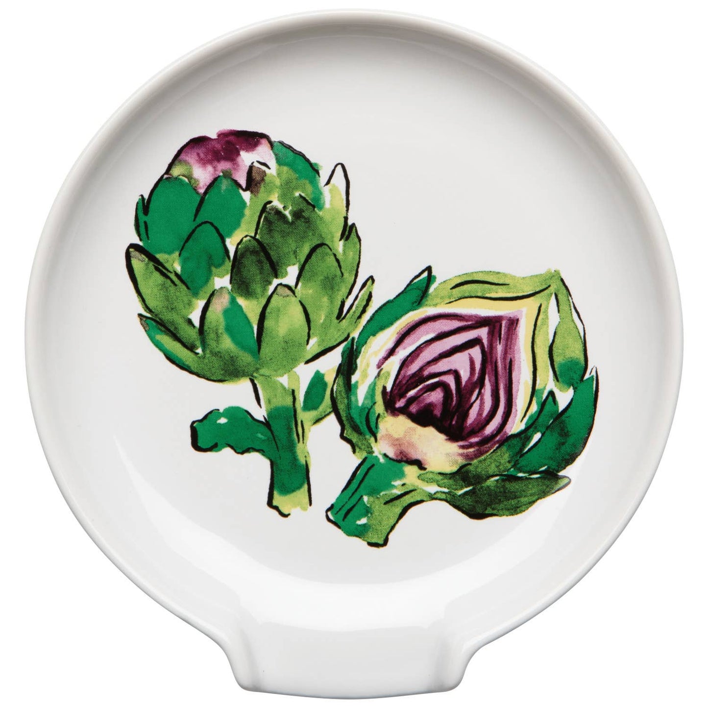 Artichoke spoon rest